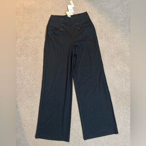 Max Studio Completely New with Tags Black Sailor Trouser Business Pants